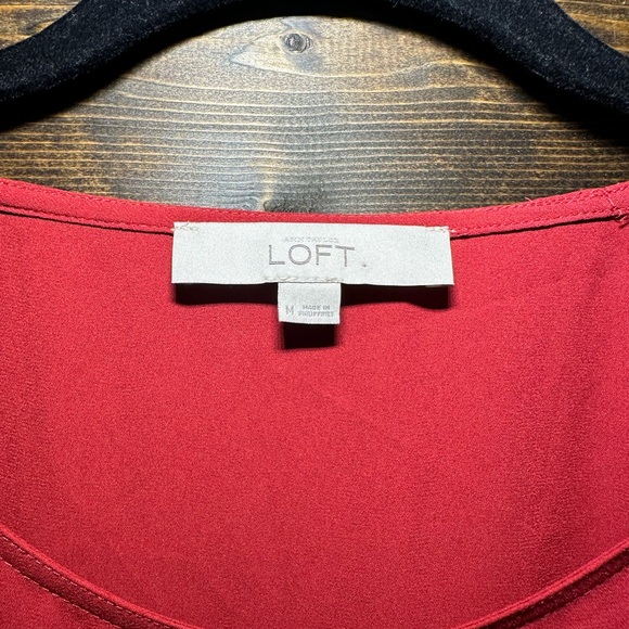 Loft Red Top - Picture 3 of 4